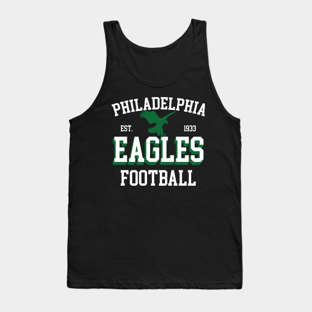 Philadelphia Eagles Football Fan Tank Top by Emma